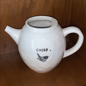 Original RARE Rae Dunn Chirp Icon teapot